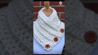 #shortsvideo #shortsكروشيه كولة اسكارف شيك وسهلة غرز جميلة Crochet scarf