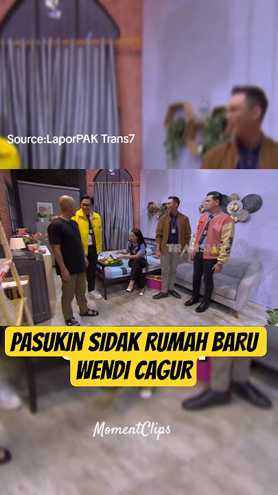 SIDAK RUMAH BARU WENDI CAGUR #ytshorts #shorts #wendicagur #laporpak #lucu #komedi
