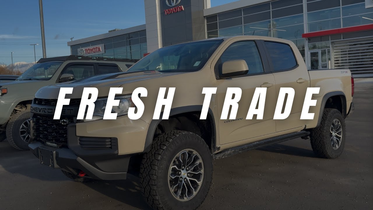 FRESH TRADE -  2021 CHEVY COLORADO ZR2  - CRANBROOK TOYOTA