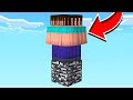 500 fans vs one block in minecraft