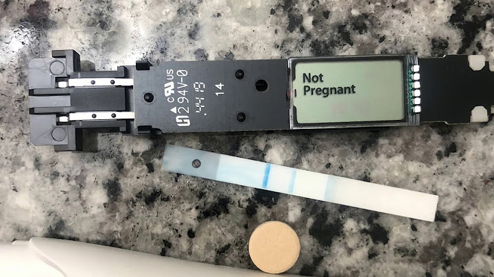 Positive clear blue digital pregnancy test taken apart