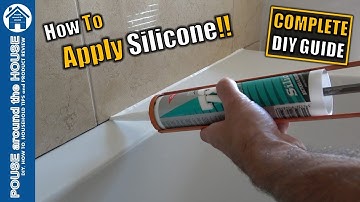 Handleiding voor het aanbrengen van siliconenkit. Aanbrengen van siliconenkit voor beginners. Pro...