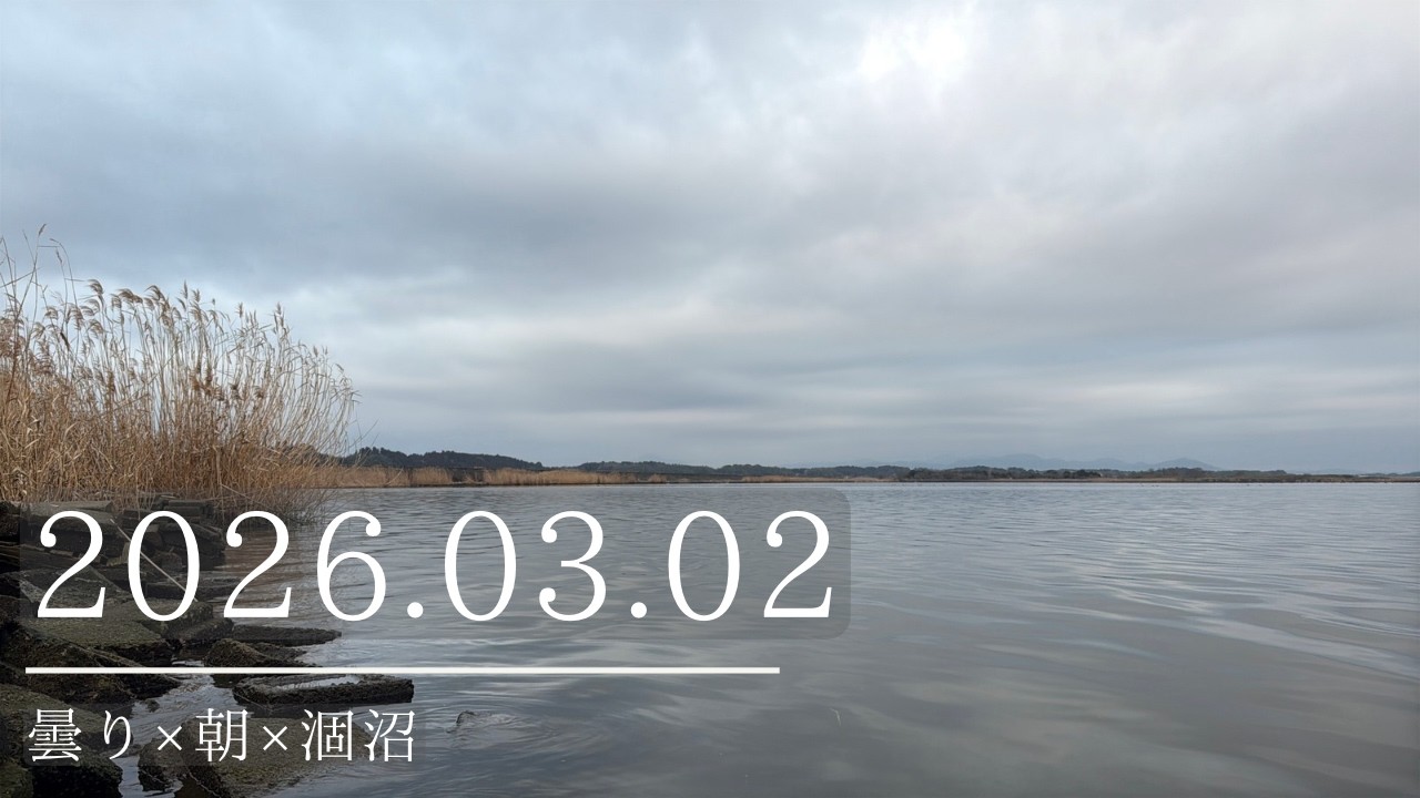 2026.03.02曇り×朝×涸沼