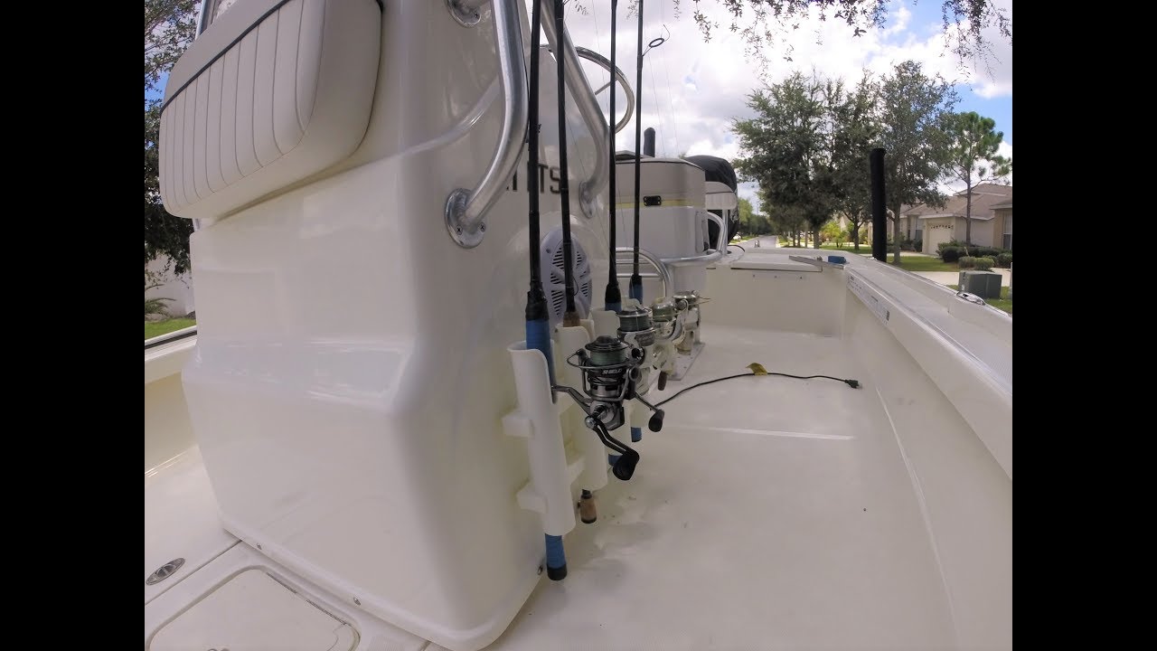 Installing Fishing Rod Holders on my boat and other stuff too
