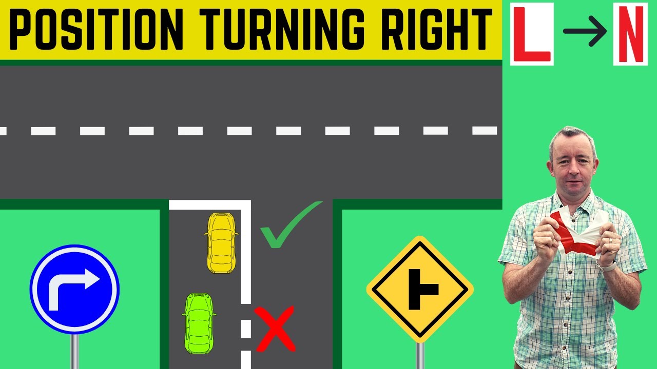 Position Turning Right and Yellow Box Driving Lesson YouTube