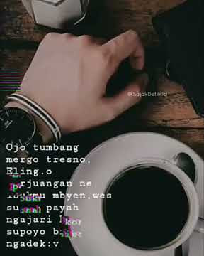 Mboten pareng sambat ngeluh😉🍻