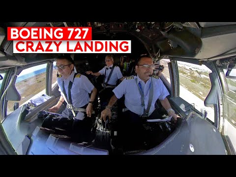 Flying 46 Years Old Boeing 727 in Africa + Crazy Landing