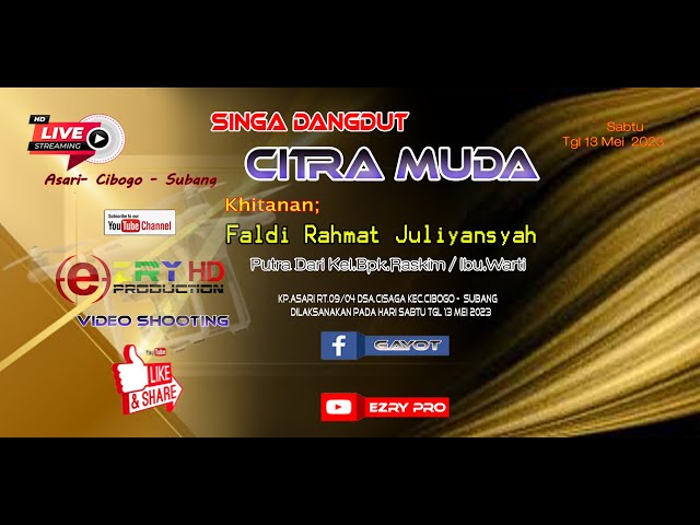 LIVE STREAMING || SINGA DANGDUT CITRA MUDA || EDISI SABTU 13 MEI 2023 || ASARI-CIBOGO-SUBANG class=