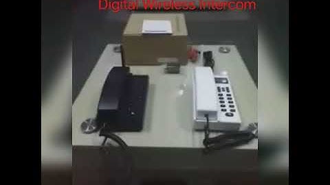 Digital LCD Wireless Intercom 126 extensions 1000m range.