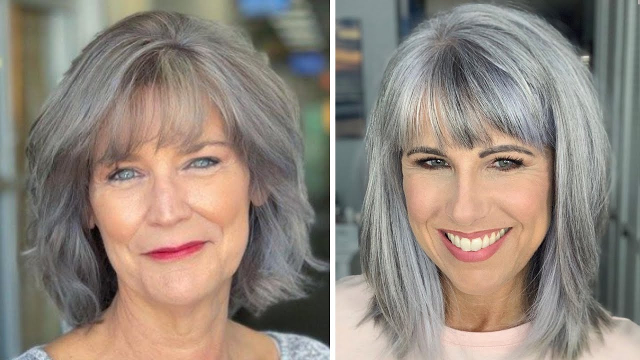 Long Hair After 50: The 5 BEST HAIRSTYLES!! - YouTube