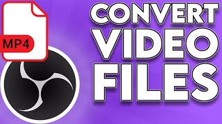 🎥 flv to mp4 convert in obs studio (remux)   mkv, mov etc