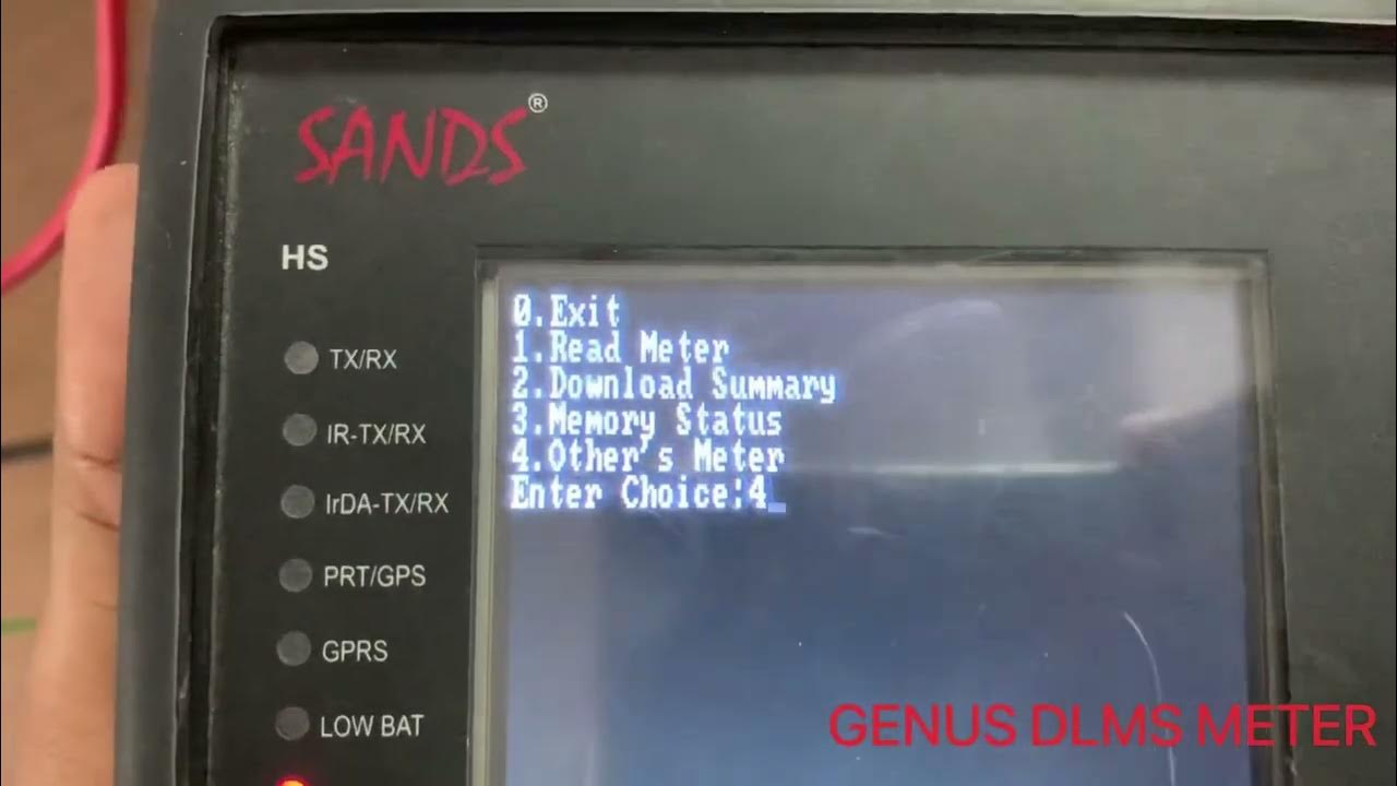 How to see direct KWH reading in Genus DLMS METER in MRI machine