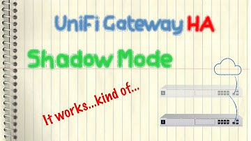 Ubiquiti UniFi Gateway High Availability - Shadow Mode (HA, UDM Pro)