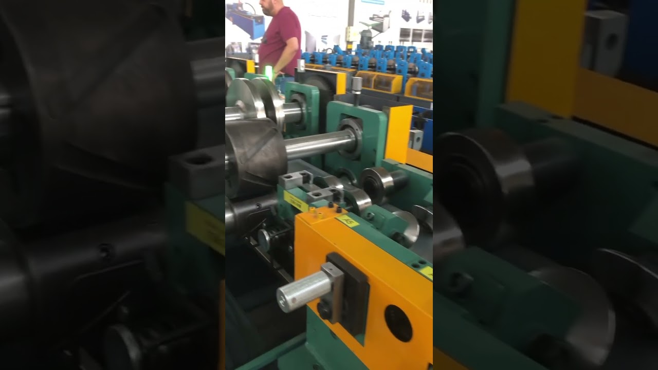 The CZ Purlin Machine ordered by Jordanian customer is commissioning