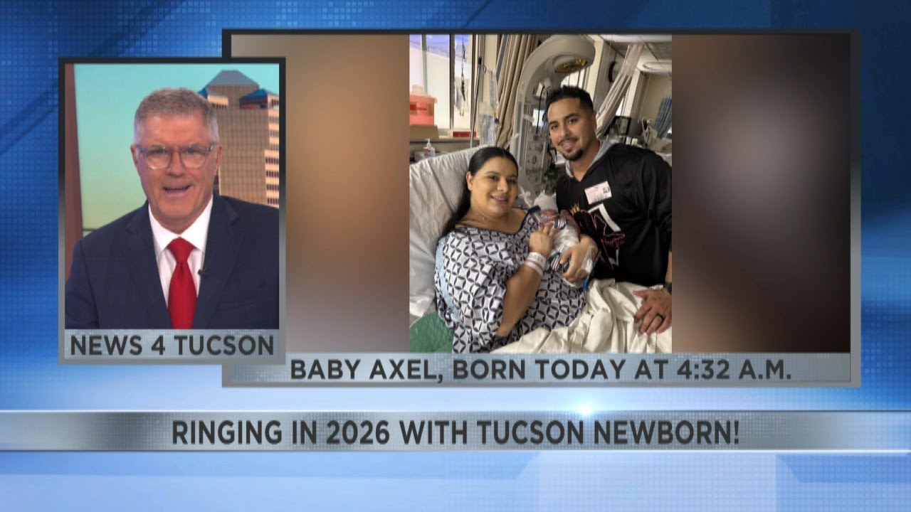 Tucson Medical Center welcomes first baby born in 2026 - YouTube