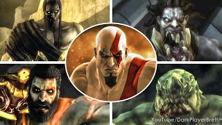 GOD OF WAR Ghost of Sparta Remastered - All Bosses (With Cutscenes) [2K 60FPS] PS3