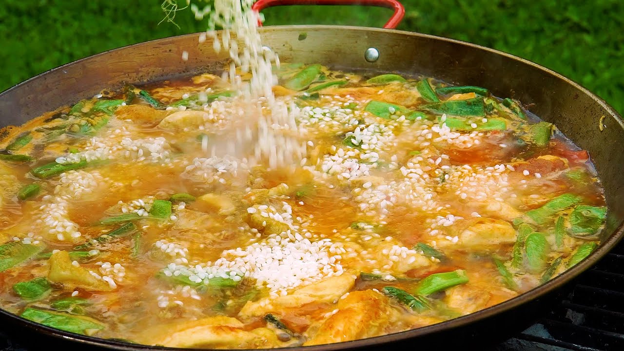 Paella on the Grill How to Make Paella on the Charcoal Grill