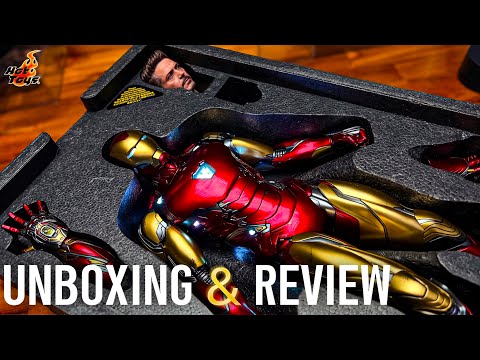 Hot Toys Iron Man Avengers Endgame Mark 85 Unboxing in 4K HDR