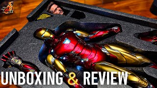 Hot Toys Iron Man Avengers Endgame Mark 85 Unboxing in 4K HDR