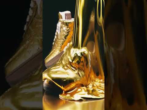 gold edition air force ones nike airforceone viralvideo ai explore explorepage