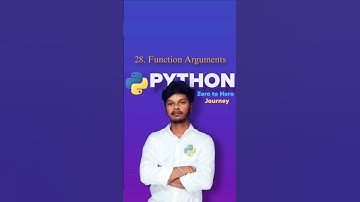 Function Arguments in Python Explained in Telugu | #codewithbala #python #pythonseries #shorts
