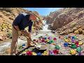 Treasure Hunting Moment! He Found Gold &amp; Giant Gems in a River!
