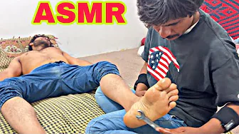 ASMR Foot Massage for Deep Relaxation & Ticklish Therapy | Stress Relief & Tingling Sensations