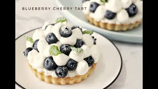 Blueberry cherry tart Tarte myrtilles cerises 蓝莓樱桃挞 pie Torte pastel Torta パイ 파이 taart пирог فطيرة