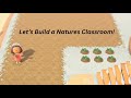 Build a Natures Classroom with me! 🍎 ACNH🐱