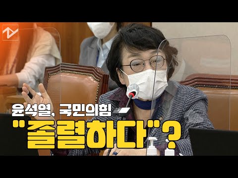 김진애 “윤석열, 국민의힘 <strong>졸렬하다</strong>” 왜?