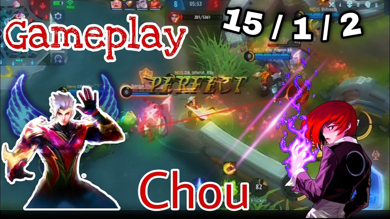 Chou gameplay | mlbb - YouTube