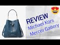 REVIEW: MICHAEL KORS - Mercer Gallery Medium Bag in Sapphire Mod Shots
