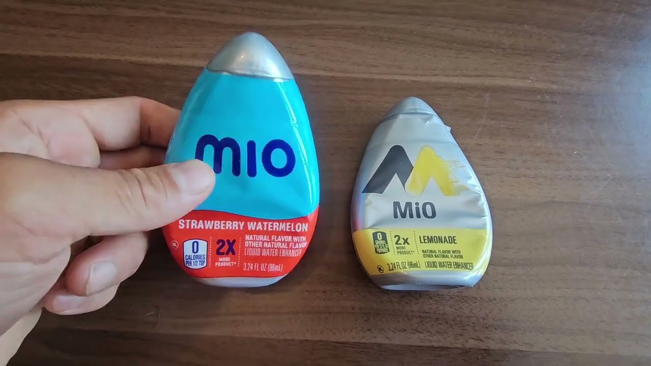 MIO water enhancers change any drink