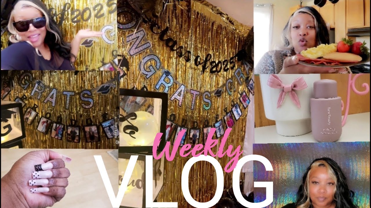 SHE GRADUATED 🎓+ Rare Beauty + Hauls + Grad Decor & More!