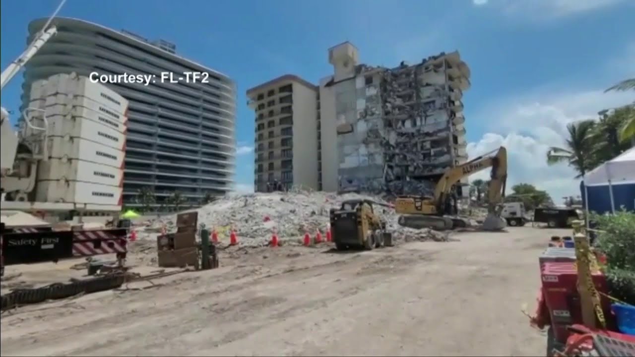 Surfside building collapse: Death toll remains at 24; demolition plans suspend search for 121