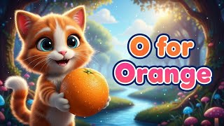 Learn Letter O For Kids O For Orange, Owl & Octopus Phonics Alphabet Sound & Vocabulary For Toddlers