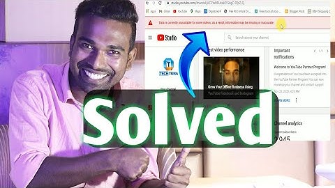 Data is currently unavailable for some videos. As a result, information may be missing or inaccurate