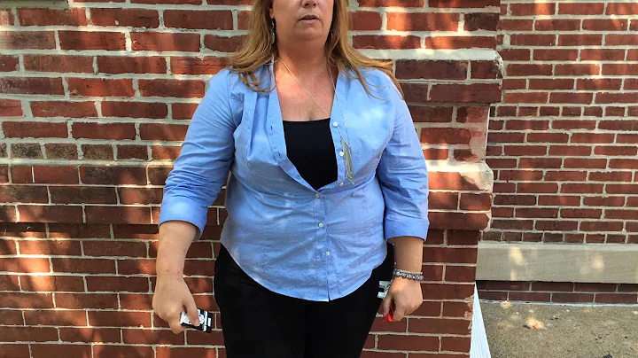 Hamilton mayoral candidate Amy Inman demonstrates ...