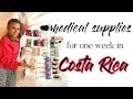 PACK MY MEDICAL SUPPLIES WITH ME // one week in Costa Rica with T1D