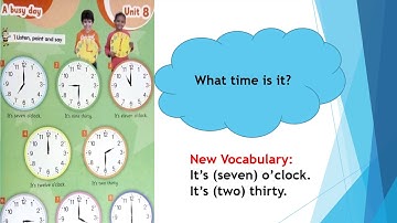 BMS English - Primary 1 - Connect Plus Unit 8: Off to Work