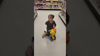 CUTE 3 YEAR OLD GIRL SHOPS AT TARGET STORE #shorts #toddler #target