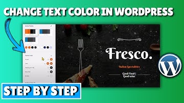 How to change text color in wordpress (2025)