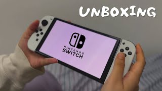 unboxing nintendo switch oled in 2024 | malaysia ✿