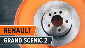 How to change rear brake discs and brake pads on RENAULT GRAND SCENIC 2