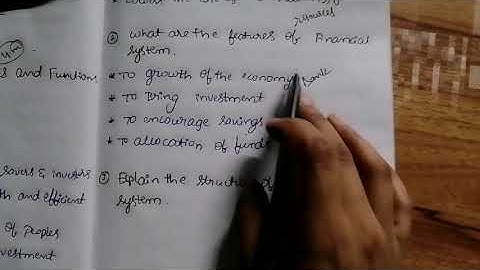 3rd sem Bcom Indian Financial Services Module - 01 ll Important Questions Answers ll