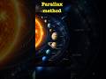 Parallax method #cosmology #spaceexploration #science #planets #rayoptics #rayopticsclass12 #techno