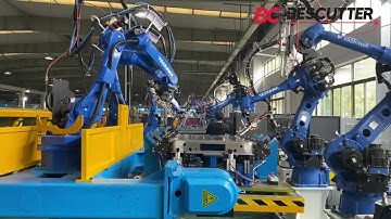 Bescutter Full Automation Robotic Handling +Welding Solution