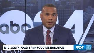 ABC24 News Update | Mid-South Food Bank distributes food during storm recovery