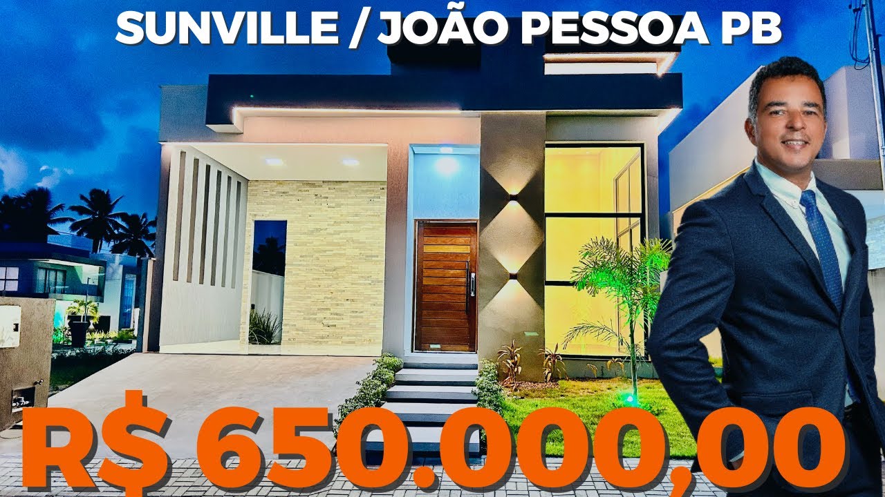CASA EM CONDOMÍNIO FECHADO / JOÃO PESSOA PB / R$ 650.000,00