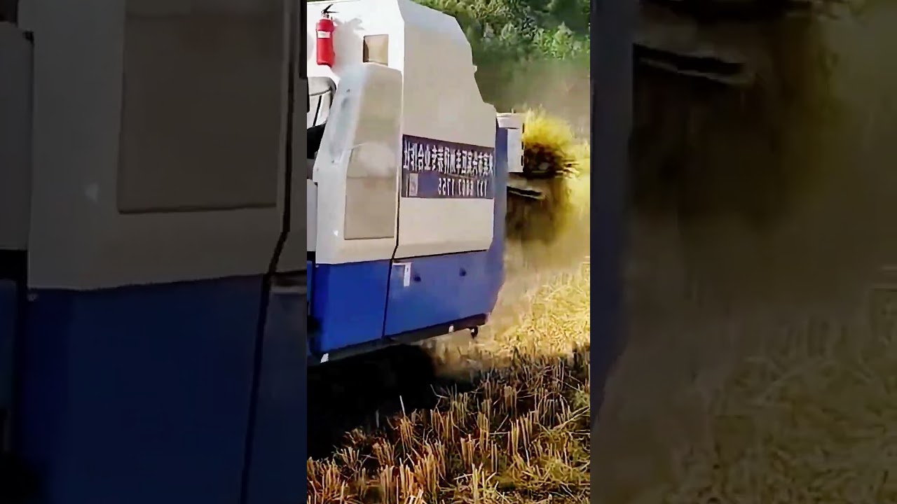 advanced agricultural machinery for efficient rice harvesting 